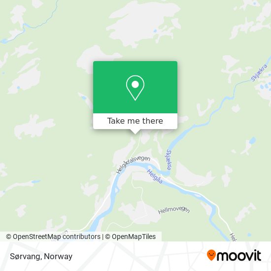 Sørvang map