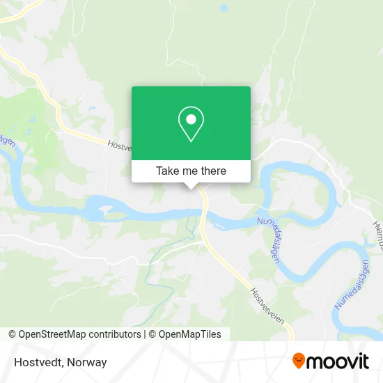 Hostvedt map