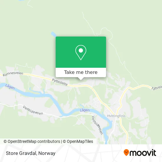 Store Gravdal map