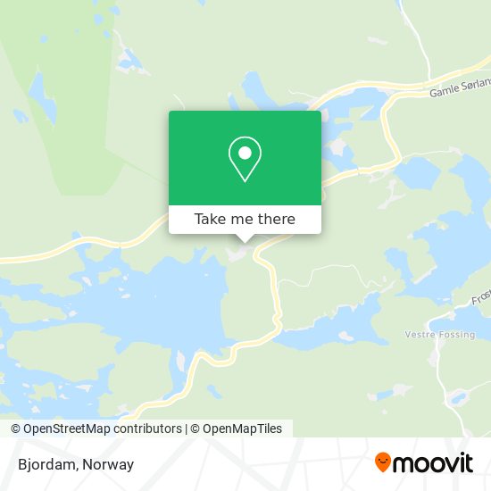 Bjordam map