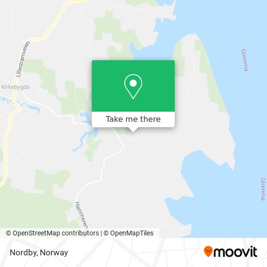 Nordby map