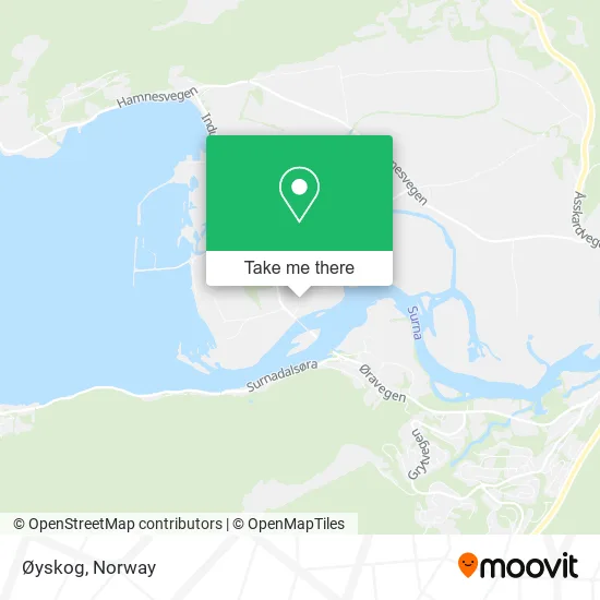 Øyskog map