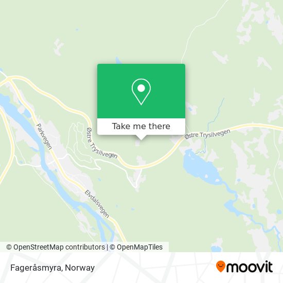 Fageråsmyra map