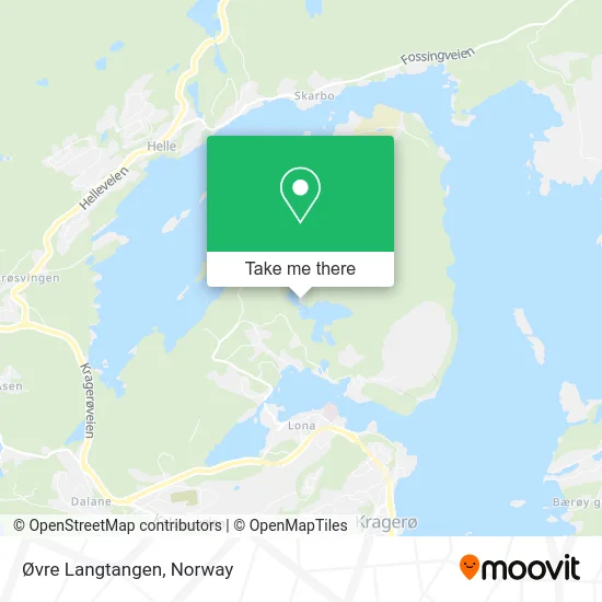 Øvre Langtangen map