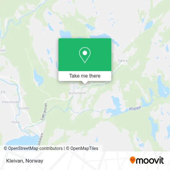 Kleivan map