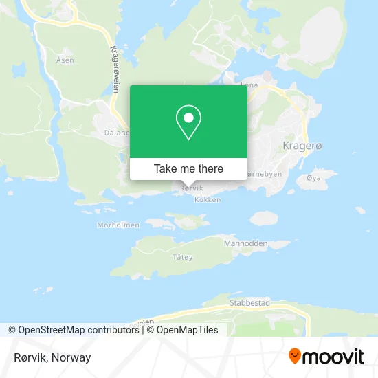 Rørvik map