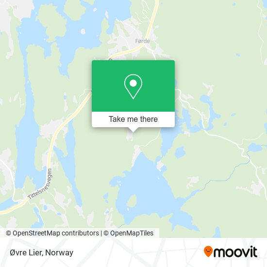 Øvre Lier map