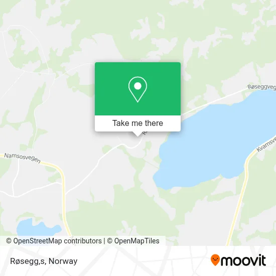 Røsegg,s map