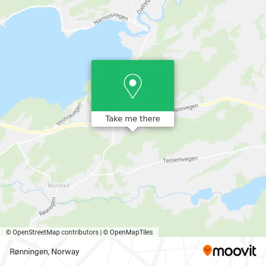 Rønningen map
