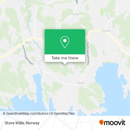 Store Wåle map