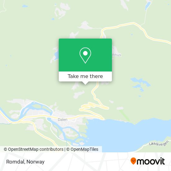 Romdal map