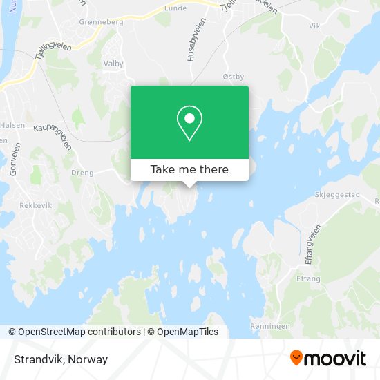 Strandvik map