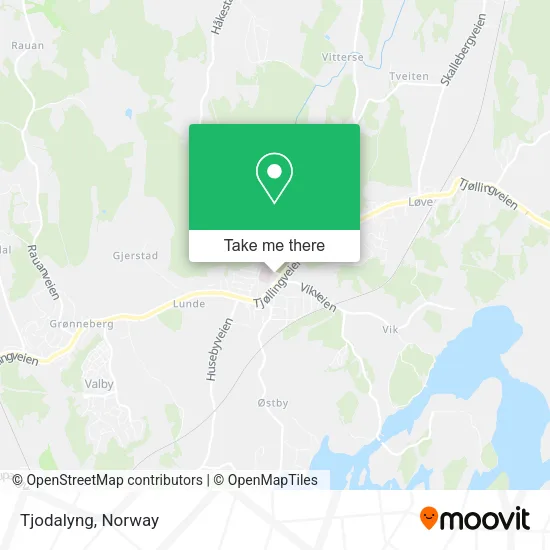Tjodalyng map