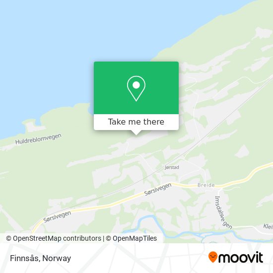 Finnsås map