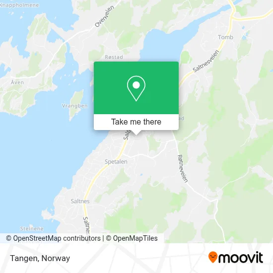 Tangen map