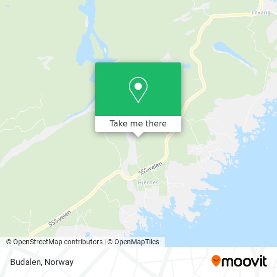 Budalen map