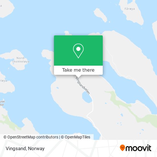 Vingsand map