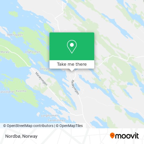 Nordbø map