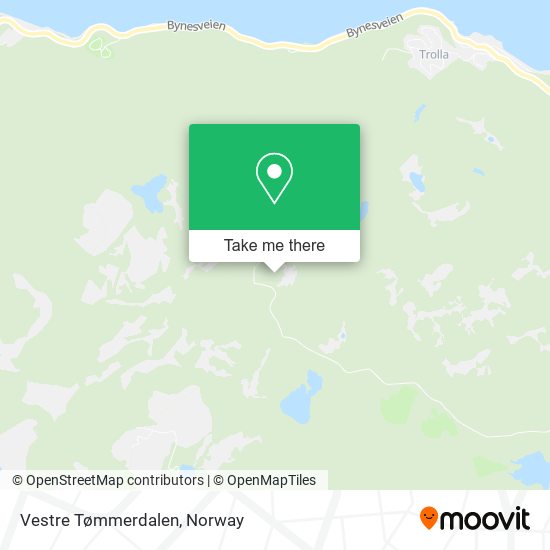 Vestre Tømmerdalen map