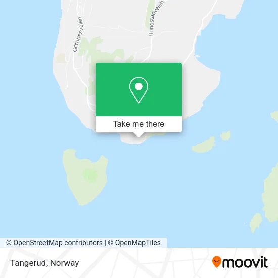 Tangerud map