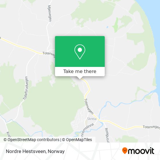 Nordre Hestsveen map