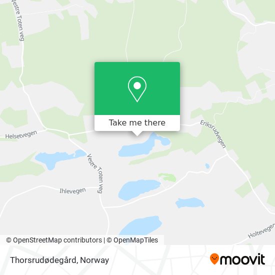 Thorsrudødegård map