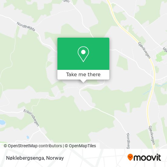 Nøklebergsenga map