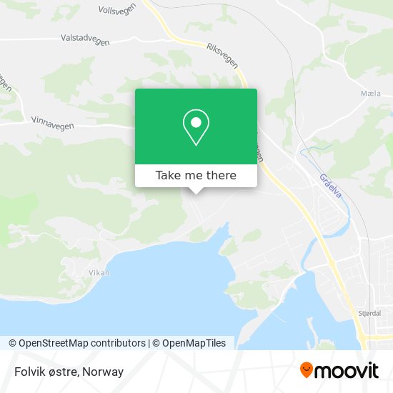 Folvik østre map