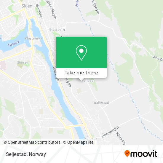 Seljestad map