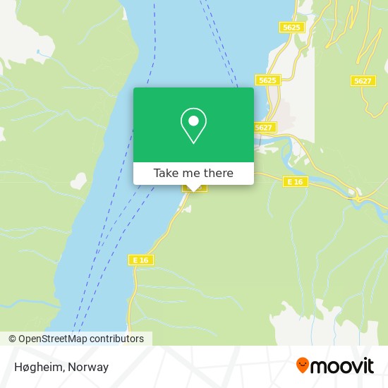 Høgheim map