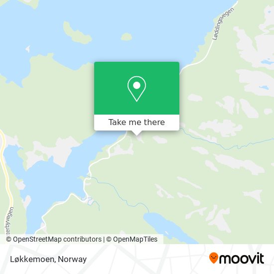 Løkkemoen map