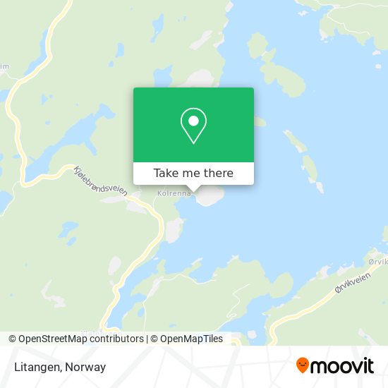 Litangen map