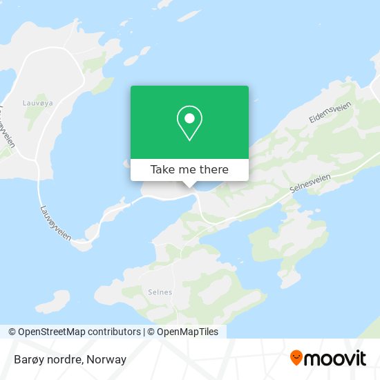 Barøy nordre map