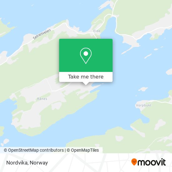 Nordvika map