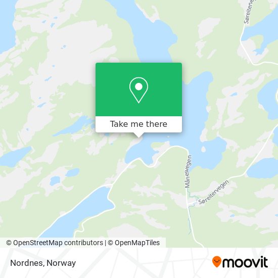 Nordnes map