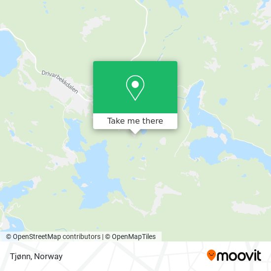 Tjønn map