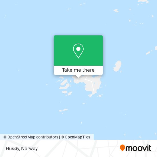 Husøy map