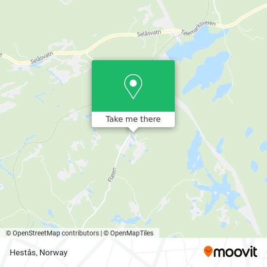 Hestås map