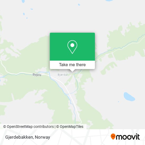 Gjerdebakken map