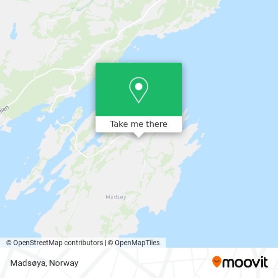 Madsøya map