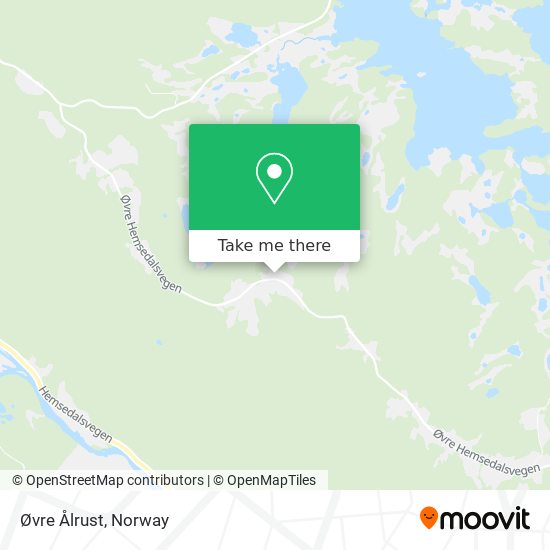 Øvre Ålrust map