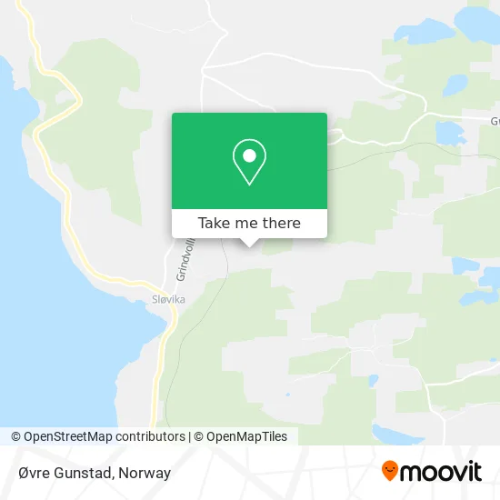 Øvre Gunstad map
