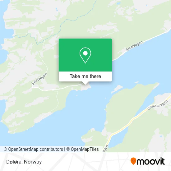 Døløra map