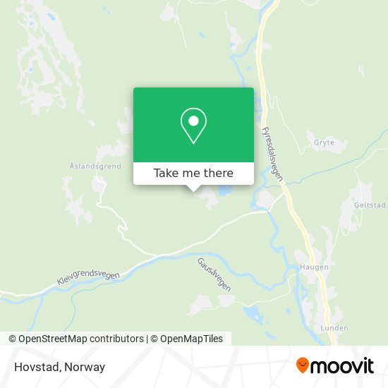 Hovstad map