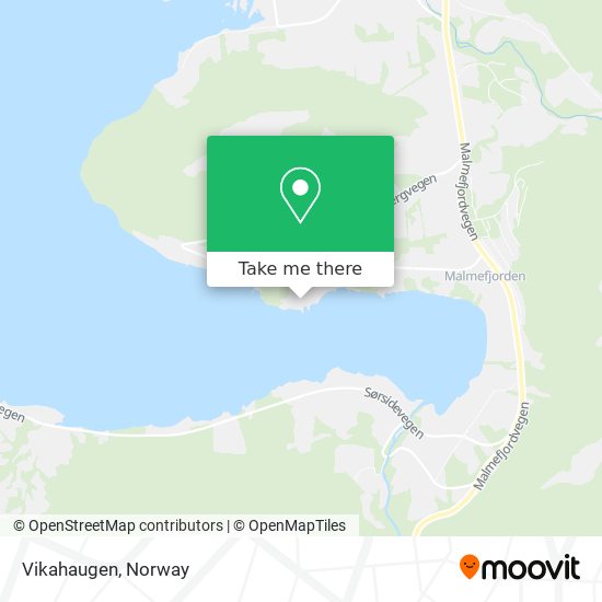 Vikahaugen map