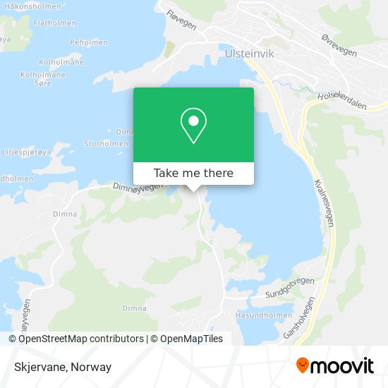 Skjervane map