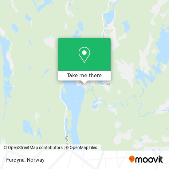 Furøyna map