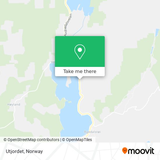 Utjordet map