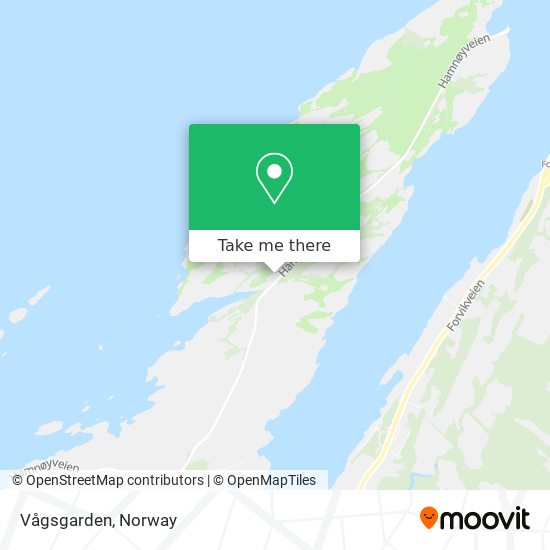 Vågsgarden map