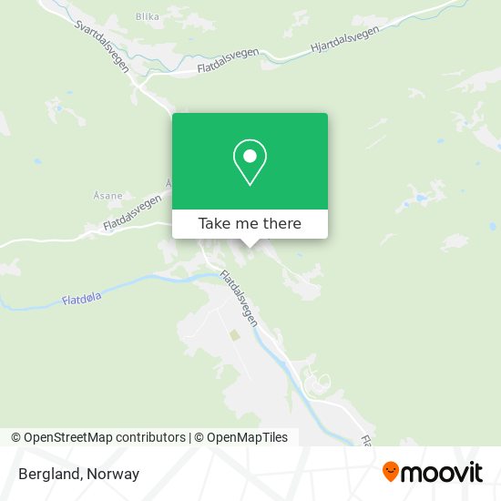 Bergland map